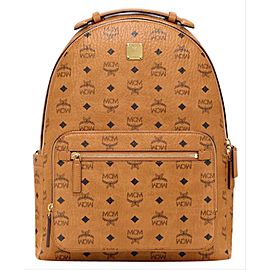 MCM Large Monogram Visetos Cognac Stark 40cm Backpack 1015m40