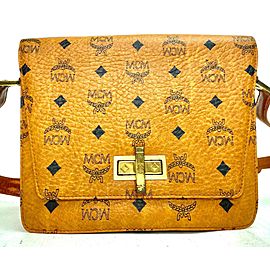 MCM Monogram Visetos Turnlock Crossbody Flap 3MCM91