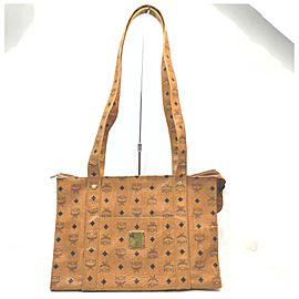 MCM Coganc Monogram Visetos Shopper Tote Bag 863068