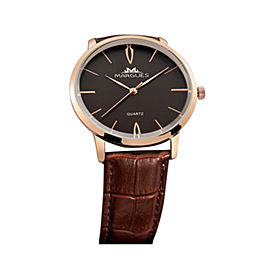 Margues Leather Band 40mm Mens Watch