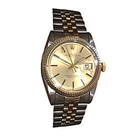 Rolex Datejust 14K Gold & Stainless Steel 33mm Mens Watch