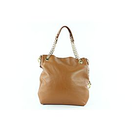 Michael Kors 2way Chain 11mke0108 Brown Leather Tote