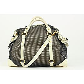 Miu Miu Black x White 2way Mesh Shoulder Bag with Strap 10MM1021