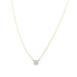 Jordan Scott Design Pave Single Dot Necklace