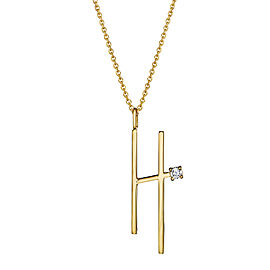 Mimi So Type Letter "H" Pendant