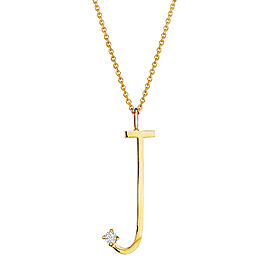 Mimi So Type Letter "J" Pave Diamond Pendant