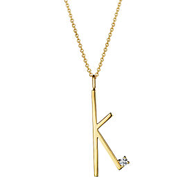 Mimi So Type Letter "K" Pendant