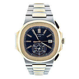 Patek Phillipe Nautilus Mens Steel and Gold Watch