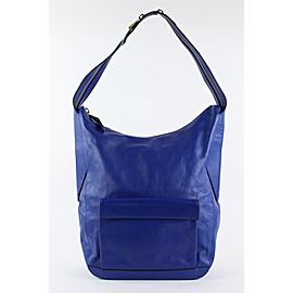 Pour La Victoire Blue Leather Hobo Bag 3PV1218