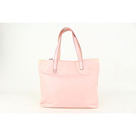 Prada Pink Nylon Tessuto 2way Convertible Shopper Tote bag 820pr90