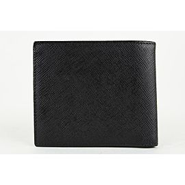 Prada Black Saffiano Leather Bifold Men's Wallet 28pr1223