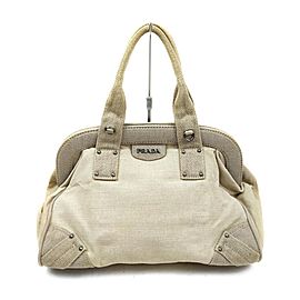 Prada Beige Frame Bowler Bag 863160