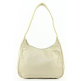 Prada Beige Tessuto Nylon Hobo Bag 3pr421