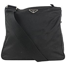 Prada Black Nylon Tessuto Messenger Crossbody Bag 1026p50