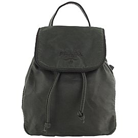 Prada Black Nylon Tessuto Mini Backpack 823pr47