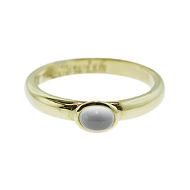 Monica Rich Kosann Yellow Gold Moonstone Posey Ring