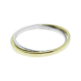 Monica Rich Kosann Yellow Gold and Sterling Silver Posey Ring