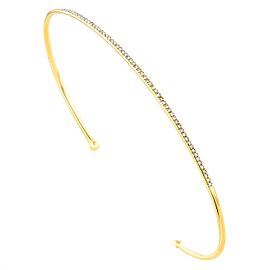 Briget King 14k Yellow Gold and Diamond Bracelet