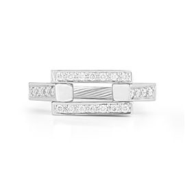 I.Reiss 14k White Gold 0.2 Ring Size 7