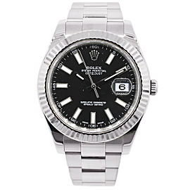 Rolex 116334 BKIO Datejust II Black Dial Watch