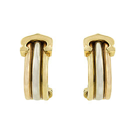 Cartier Trinity 18k Gold Huggie Earrings