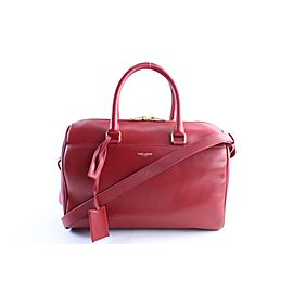 Saint Laurent Red Duffle 6 Hour 2way Boston Bag