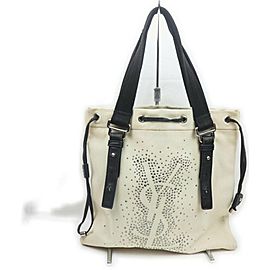 Saint Laurent Ivory Kahala Tote Bag 862909