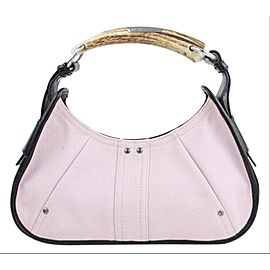 Saint Laurent Horn Handle Mombasa Pink Hobo 22MT914