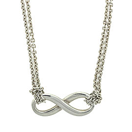 Tiffany & Co. Sterling Silver Infinity Pendant Necklace