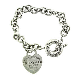 Tiffany & Co. Sterling Silver Return to Tiffany Heart Toggle Bracelet