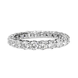 Tiffany & Co. Platinum and Diamond Wedding Band Ring Size 6.5