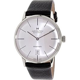 Hamilton Timeless Classic H38455751 Black Leather Swiss Automatic Mens Watch