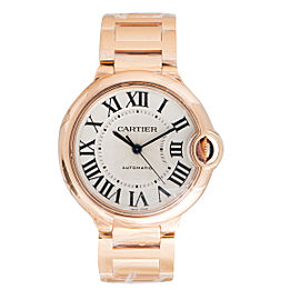 Cartier Ballon Bleu W69004Z2 18K Rose Gold 36.2mm Unisex Watch