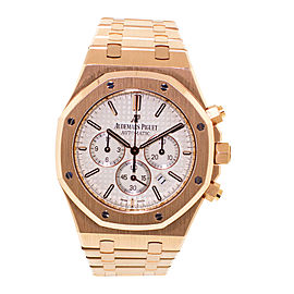 Audemars Piguet Royal Oak Chronograph Rose Gold Mens Watch