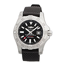 Breitling Avenger II Seawolf A17331 Black Dial Automatic 45mm Mens Watch