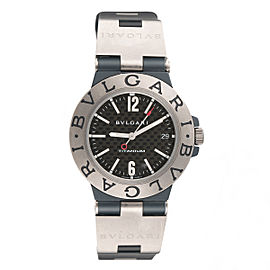 Bulgari Diagono TI38TA Titanium Carbon Fiber Automatic 38mm Unisex Watch