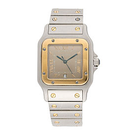 Cartier Santos 1566 Stainless Steel and 18k Yellow Gold Quartz 32mm Watch