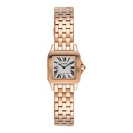 Cartier Santos Demoiselle W25073X9 18K Rose Gold Womens Watch