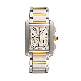 Cartier Tank Chronoflex 2303 28mm Womens Watch