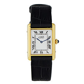 Cartier Tank Argent Gold Plated Watch