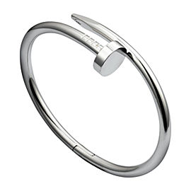 Cartier Juste Un Clou Bracelet White Gold Size 18