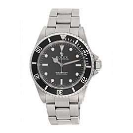 Rolex Stainless Steel Submariner No Date 14060 2 Line Automatic 40mm Mens Watch