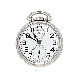 Elgin Railroad Vintage 50mm Mens Pocket Watch