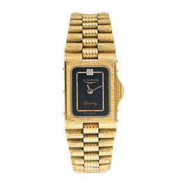 Longines Gold Plated Quartz 24.5mm Womens Dress Watch