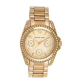 Michael Kors Blair MK5639 Champagne Dial Gold-Tone Stainless Steel 16mm Womens Watch