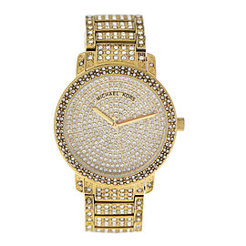 Michael Kors Mk5061 Gold Tone Swarovski Crystal 38mm Watch