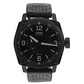 Oris 7617a Stainless Steel Black Dial 43mm Watch