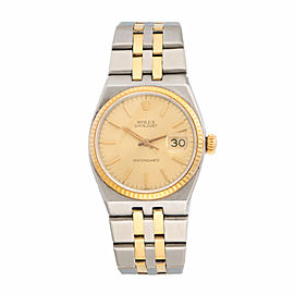 Rolex Oyster Quartz 17013 18K Yellow Gold and Stainless Steel 36mm Unisex Watch