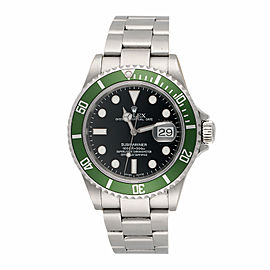 Rolex Submariner 16610 50th Anniversary Green Bezel Stainless Steel Automatic 40mm Mens Watch