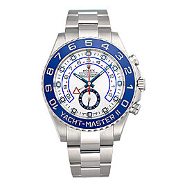 Rolex Yacht-Master II 116680 White Dial Stainless Steel Oyster Bracelet Automatic 44mm Mens Watch